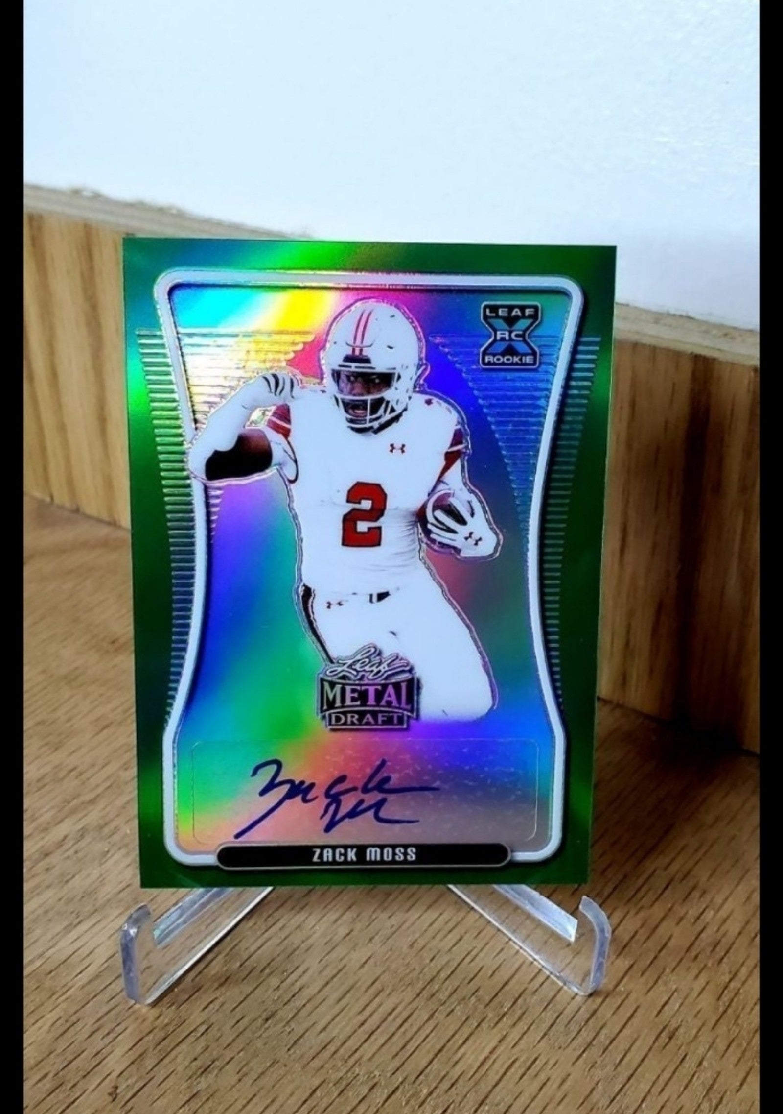 Zack Moss #/10 SUPER RARE ROOKIE Autograph!!