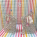 Crystal wire easter bunnies