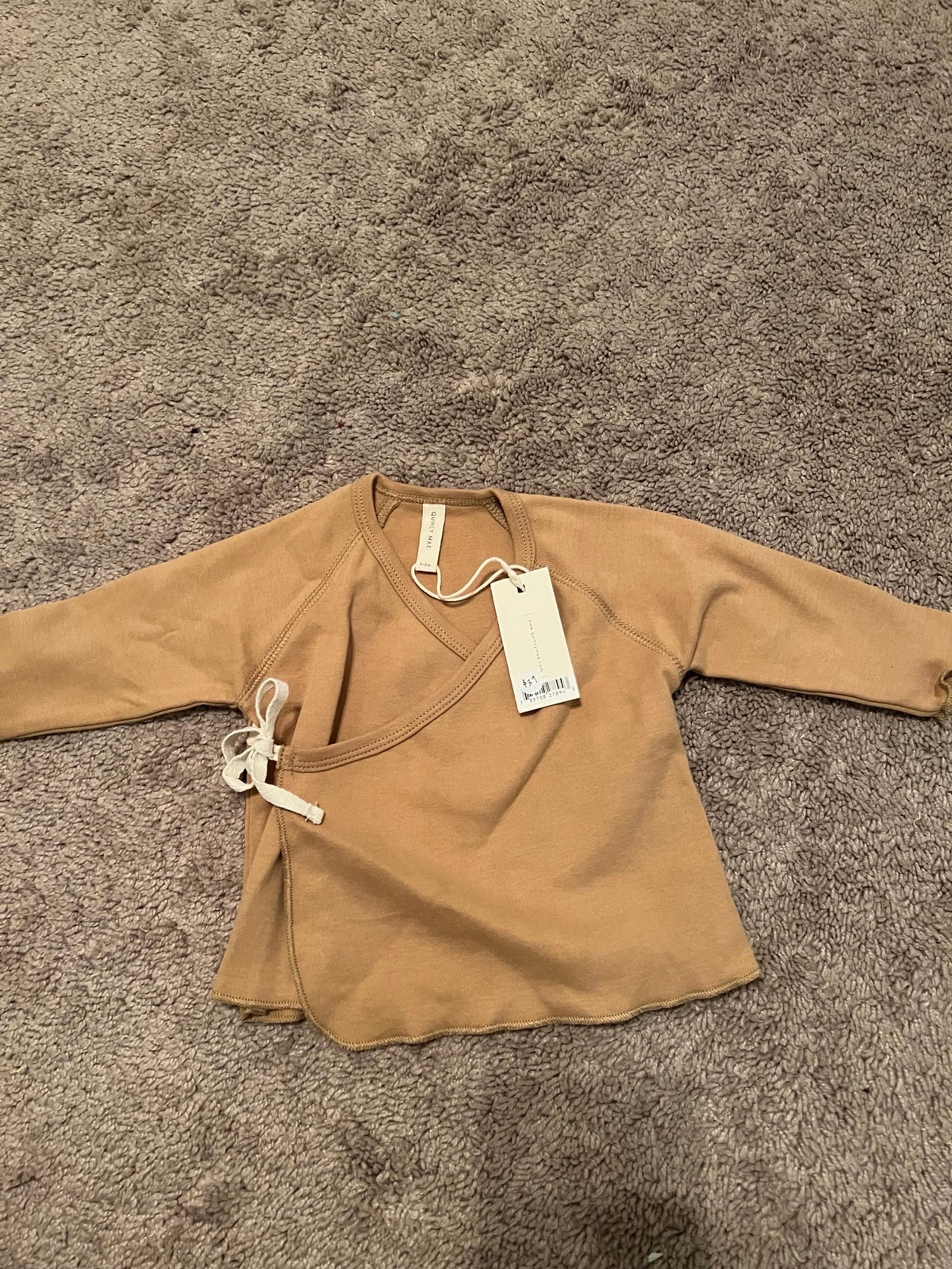 Quincy Mae wrap top
