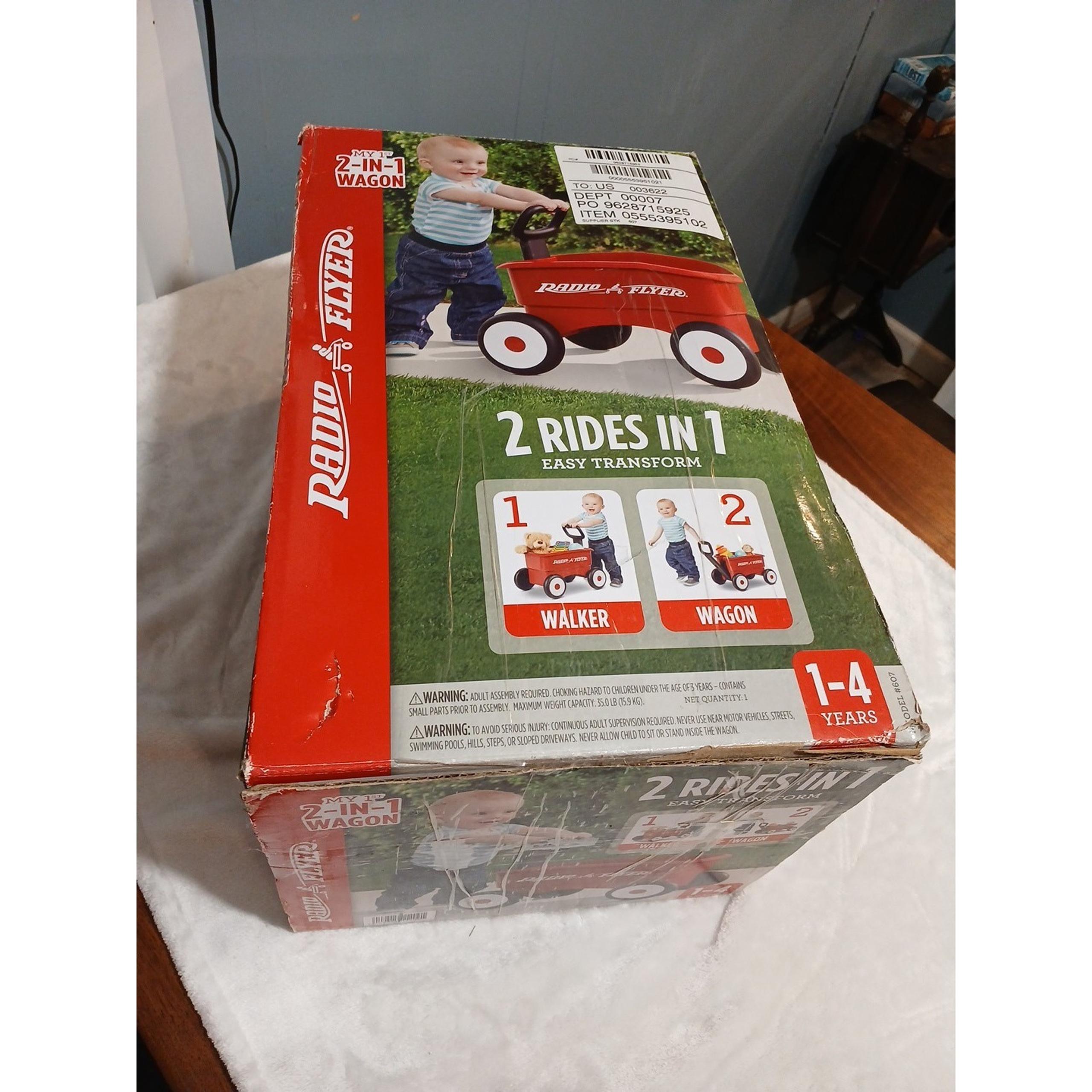 Radio Flyer My 1st 2-in-1 (607X) Wagon Ride - Red