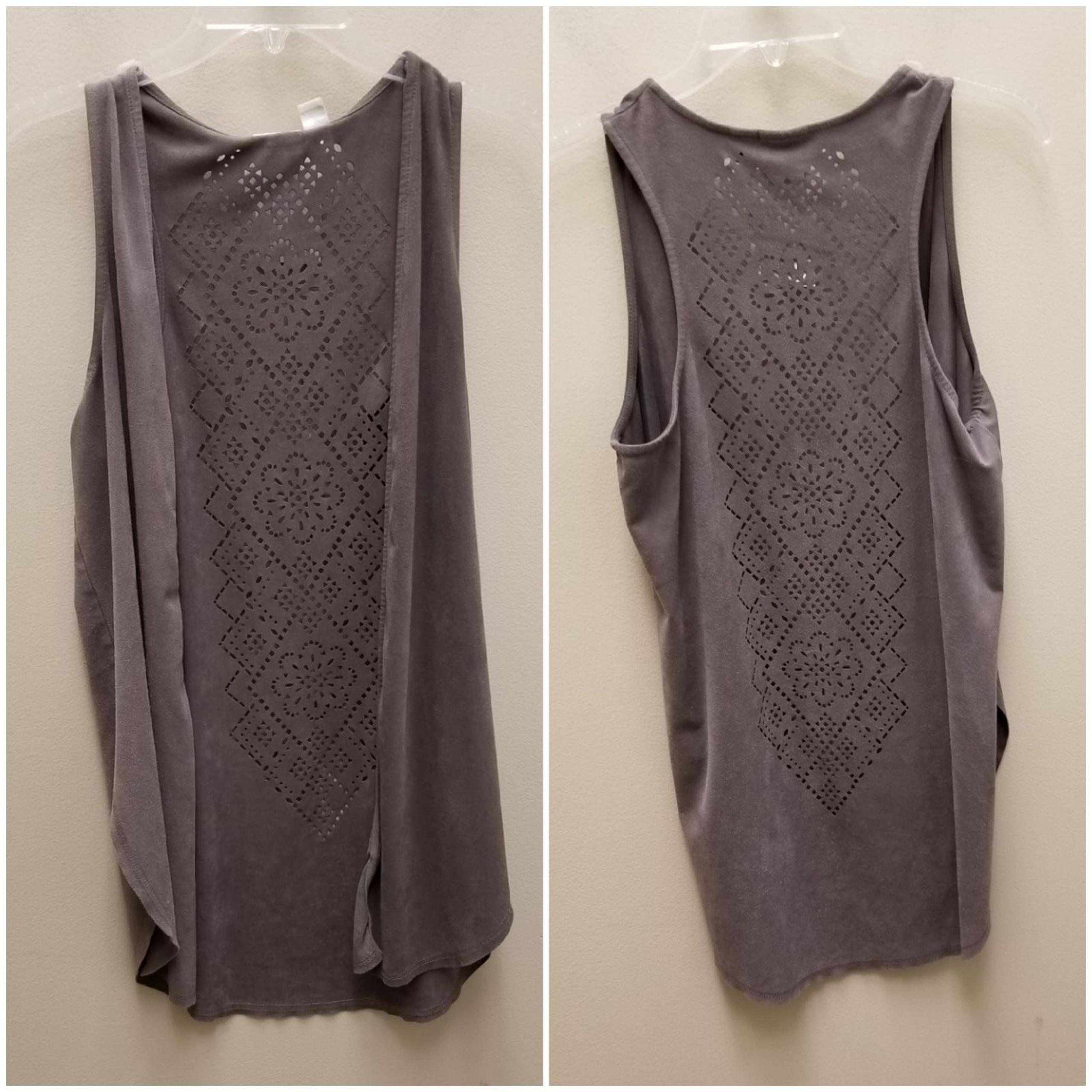 Cato Women's Open Front Vest Size Small
