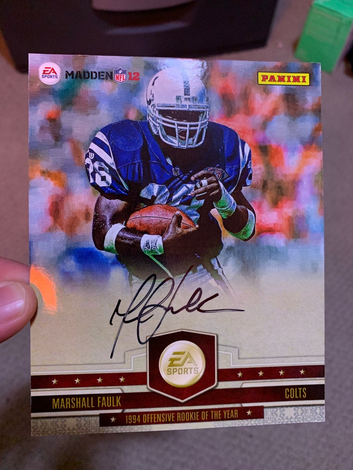 Marshall Faulk Autograph