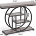4-Tier Entryway Table, 41.3-Inch Industrial Sofa Table for Living Room