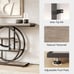 4-Tier Entryway Table, 41.3-Inch Industrial Sofa Table for Living Room
