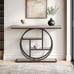 4-Tier Entryway Table, 41.3-Inch Industrial Sofa Table for Living Room
