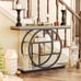 4-Tier Entryway Table, 41.3-Inch Industrial Sofa Table for Living Room