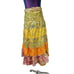Unbranded Colorful Gypsy Silk Patchwork Tiered Wrap Skirt One Size Women's J28