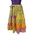 Unbranded Colorful Gypsy Silk Patchwork Tiered Wrap Skirt One Size Women's J28