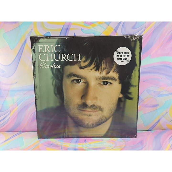 Carolina by Eric Church (Record, 2021) Clear Color, New Sealed