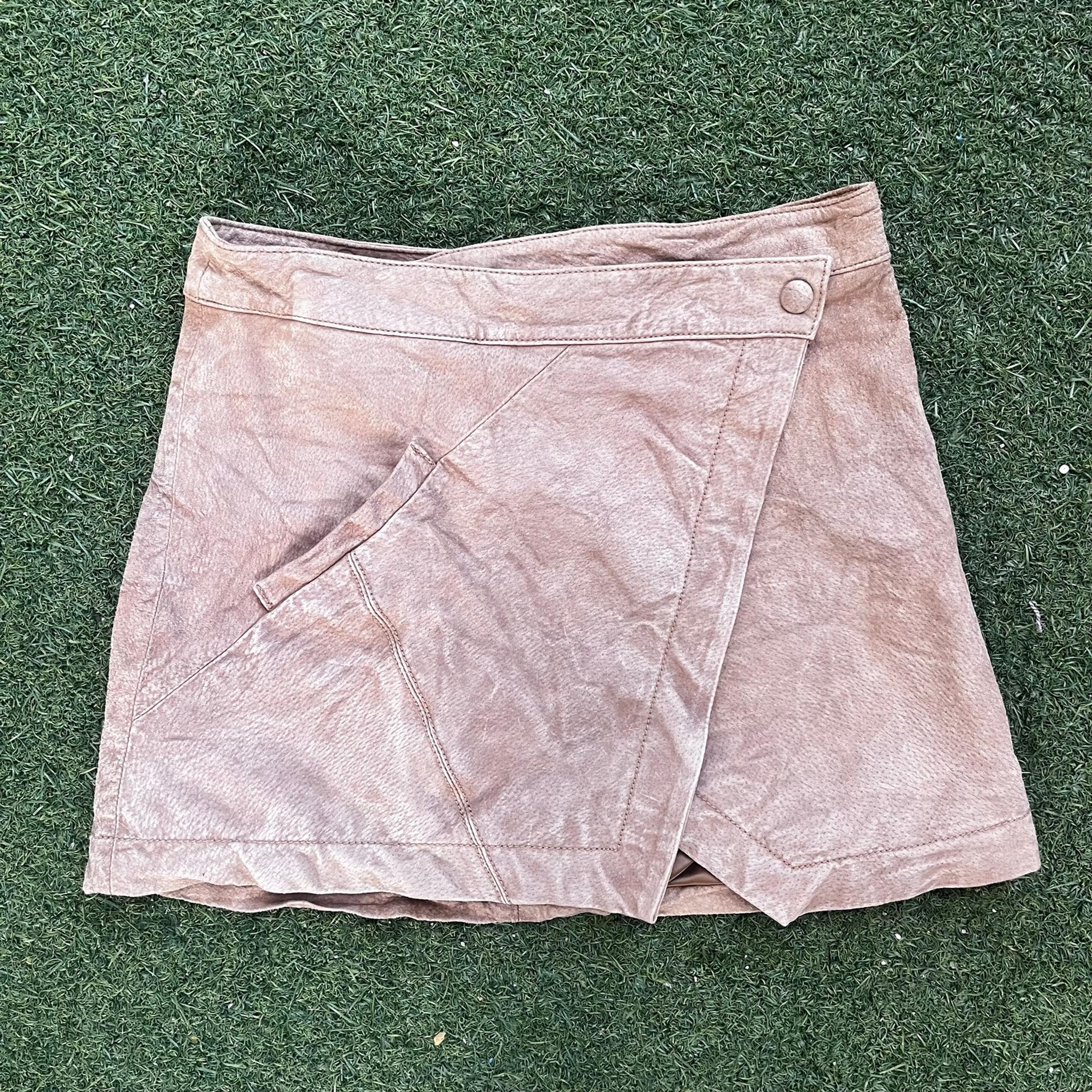 Blank NYC Leater Mini Skirt
