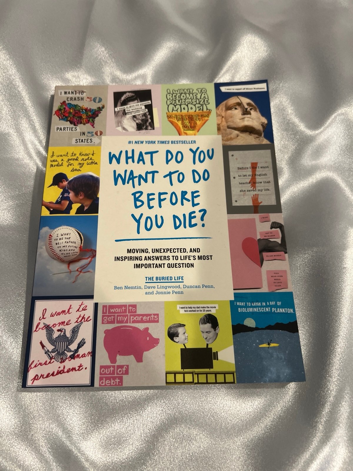 What do you want to do before you die? Signed book