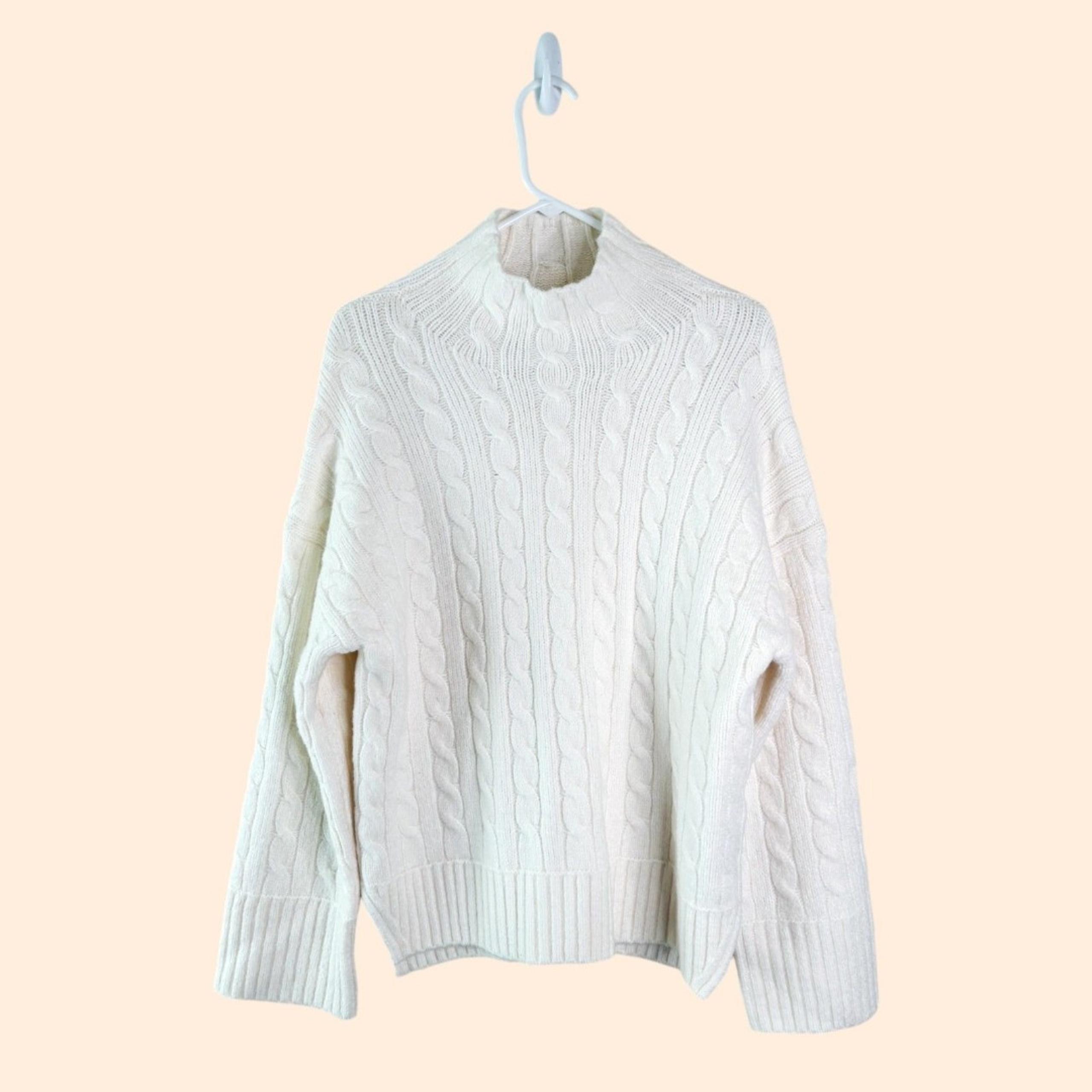 Abercrombie Fitch Cable Mock Sweater