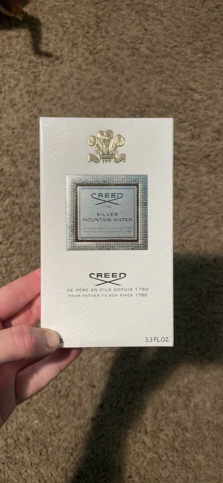 Creed Sliver Mountain Water 3.3oz Brand new