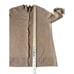 SAKS FIFTH AVENUE Fitted Cashmere Cardigan size XL Tan Button Down