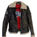Wonder Woman Officially Licensed Genuine Leather And Sherpa Jacket %100 leather