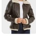 Wonder Woman Officially Licensed Genuine Leather And Sherpa Jacket %100 leather