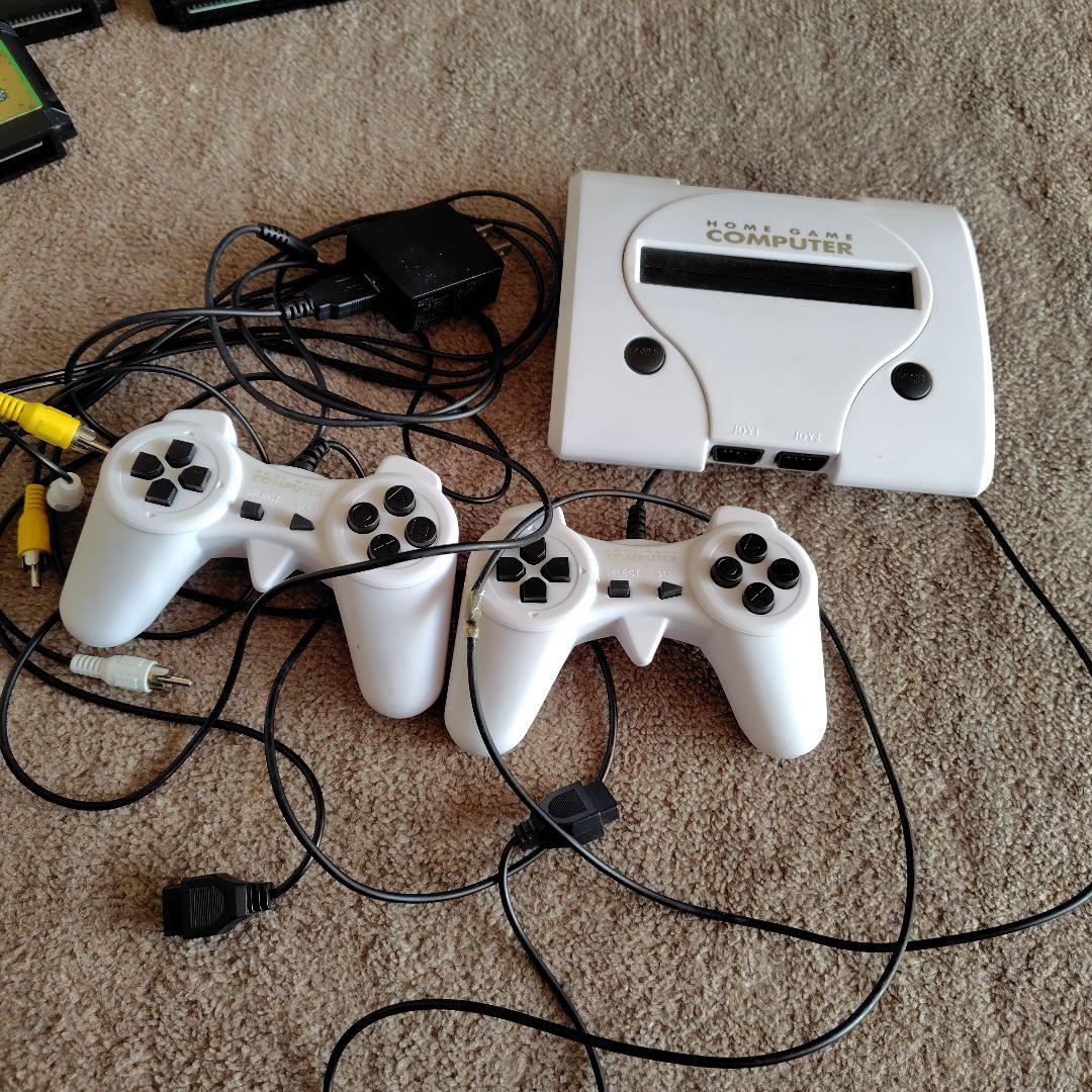 Home game computer with 15 game controllers included.