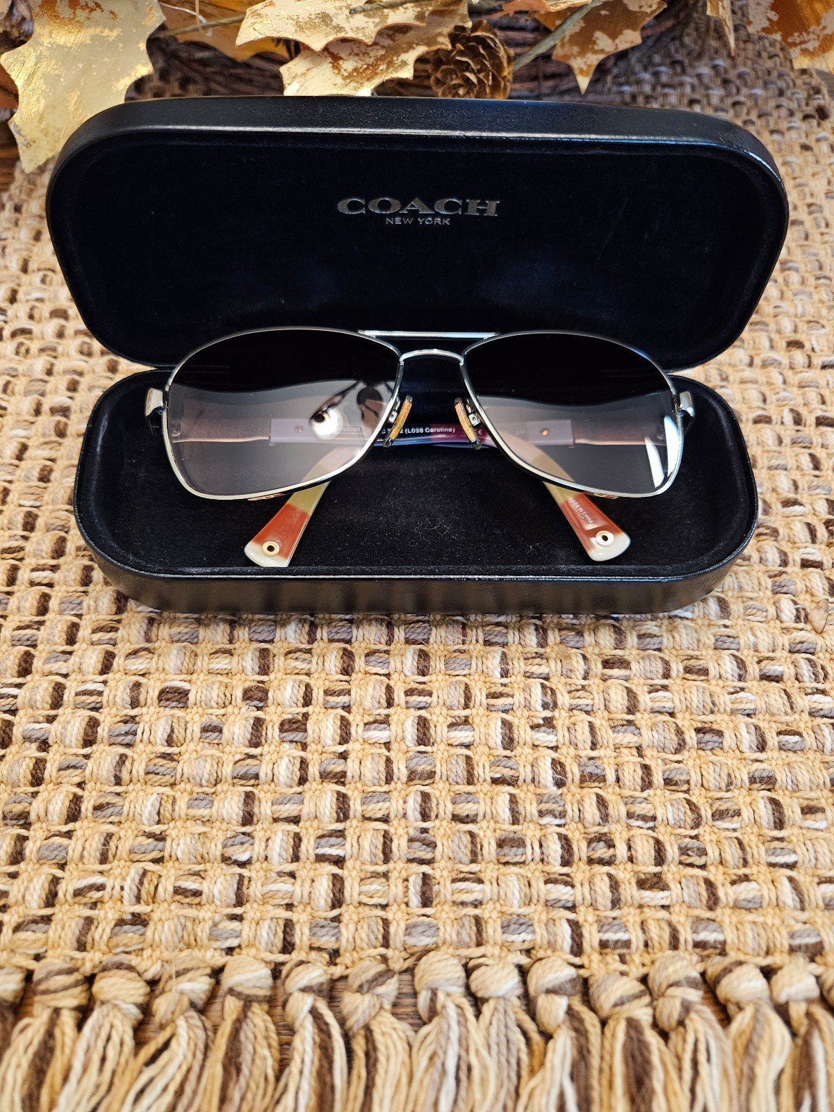 Coach Caroline Pilot Sunglasses