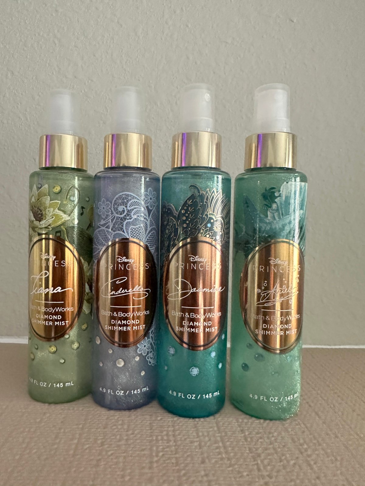 Disney shimmer mists collection bath and body works