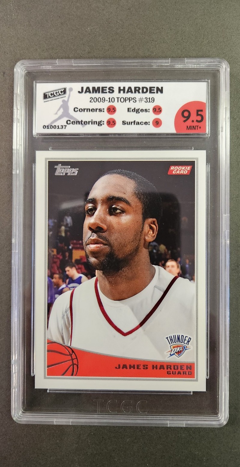 2009-10 James Harden Topps Rookie #319 TCGC 9.5