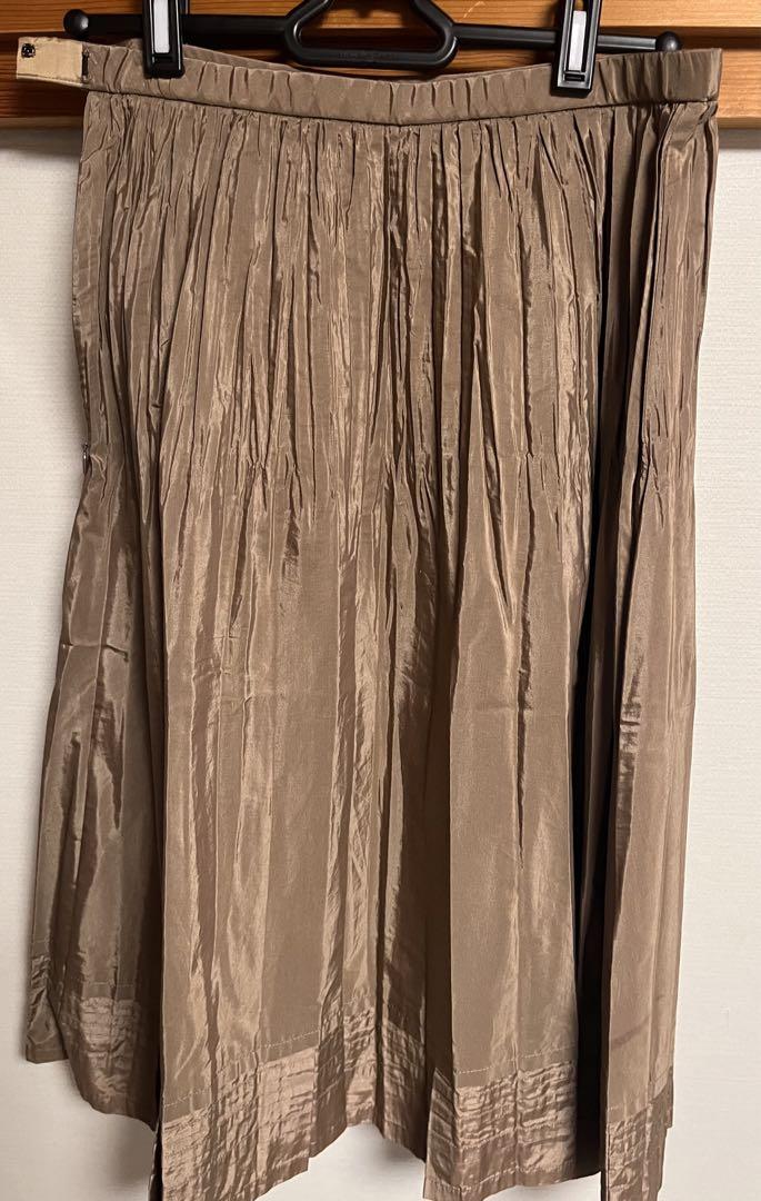 Relian Pleated Skirt Brown
