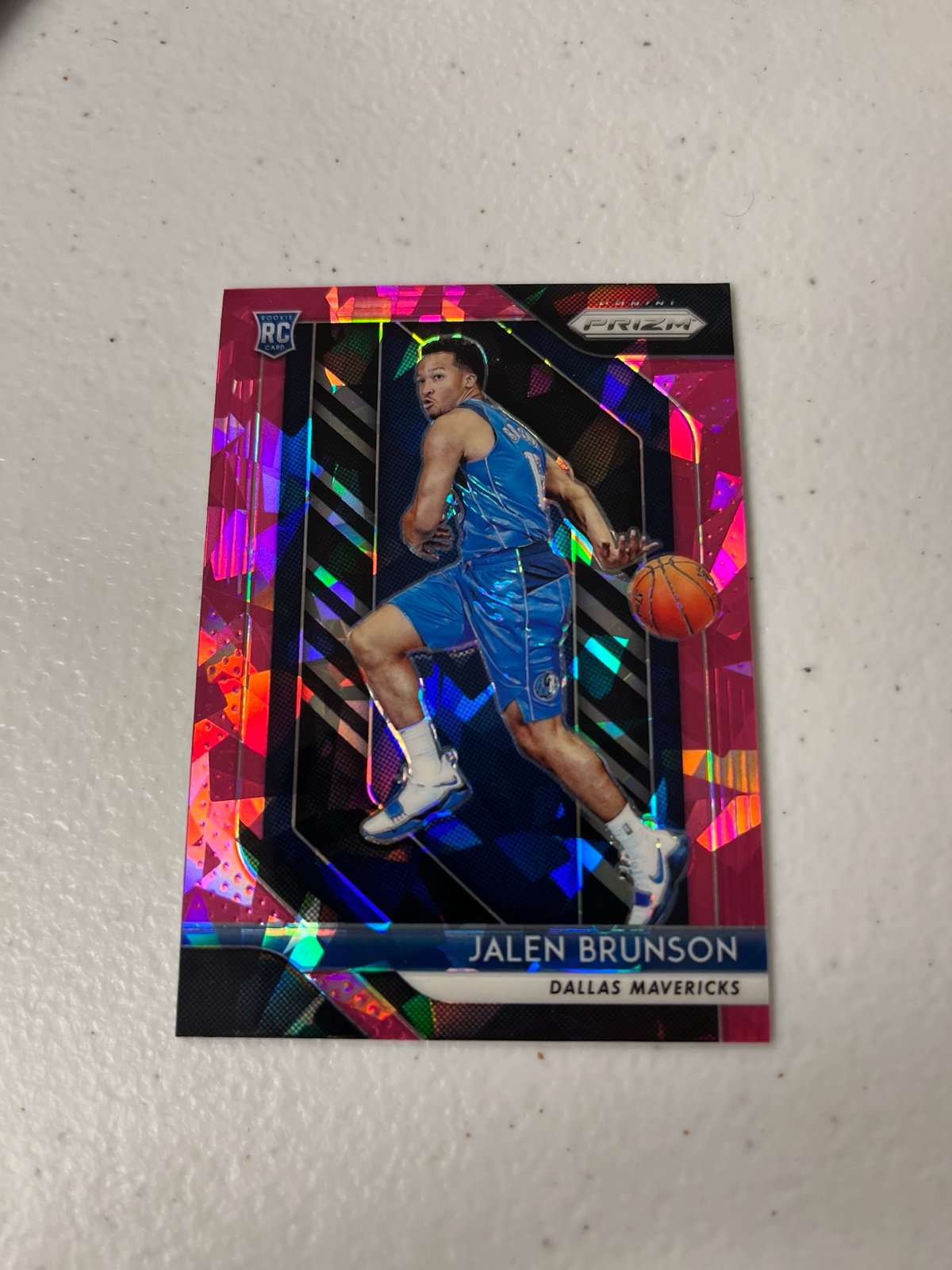 2018-19 Prizm Pink Cracked Ice Jalen Brunson RC