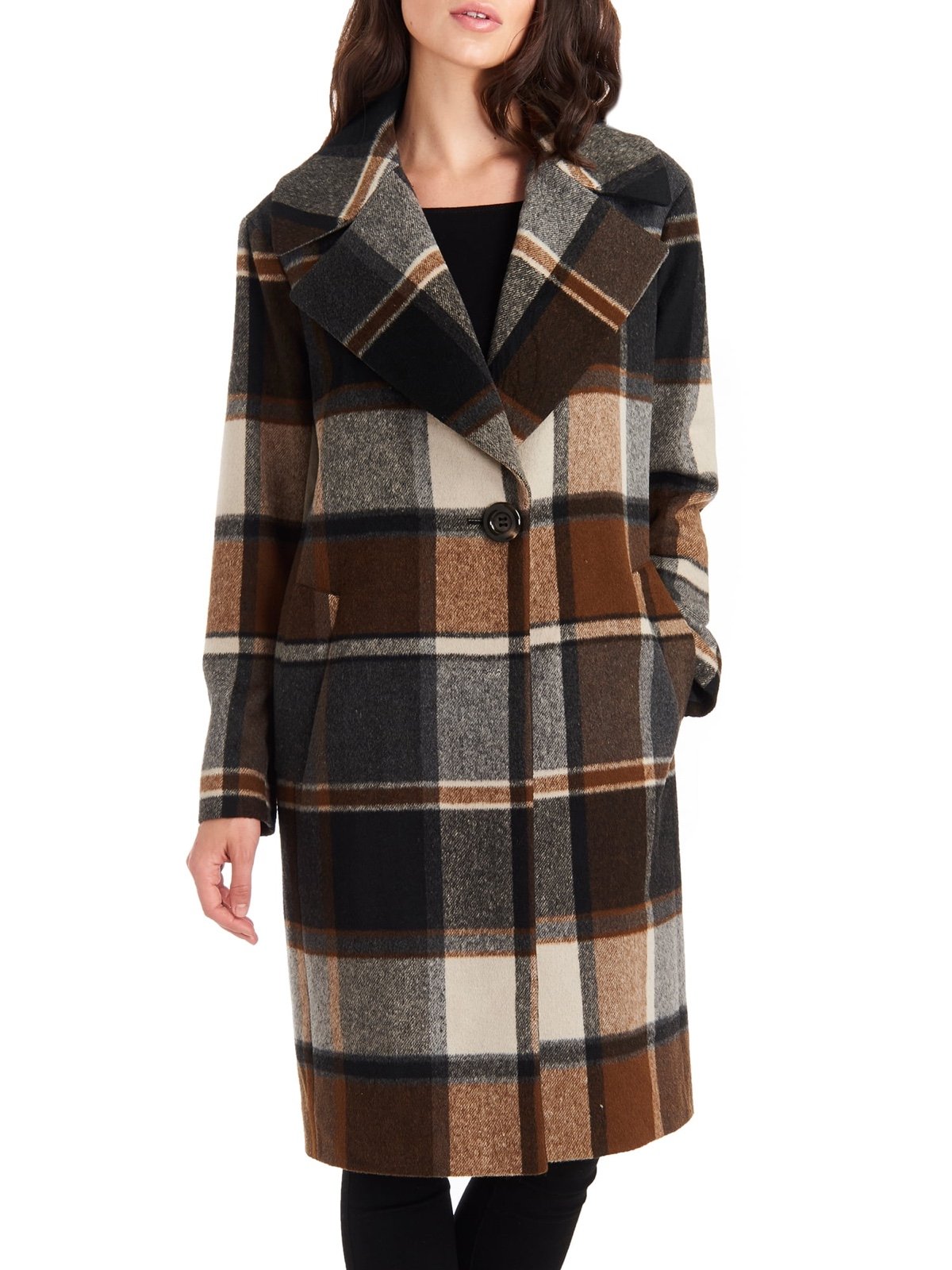 Kenzie Plaid Coat