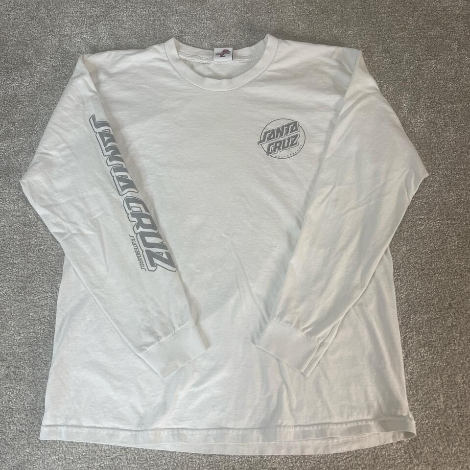 Vintage Santa Cruz Long Sleeve Skater Shirt 90s Skateboarding Graphic Tee