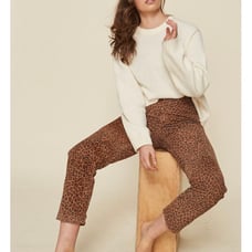 LPA Leopard Print Leather Pant