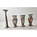 Vintage Pottery Barn Silverplated Vases, Four Pieces