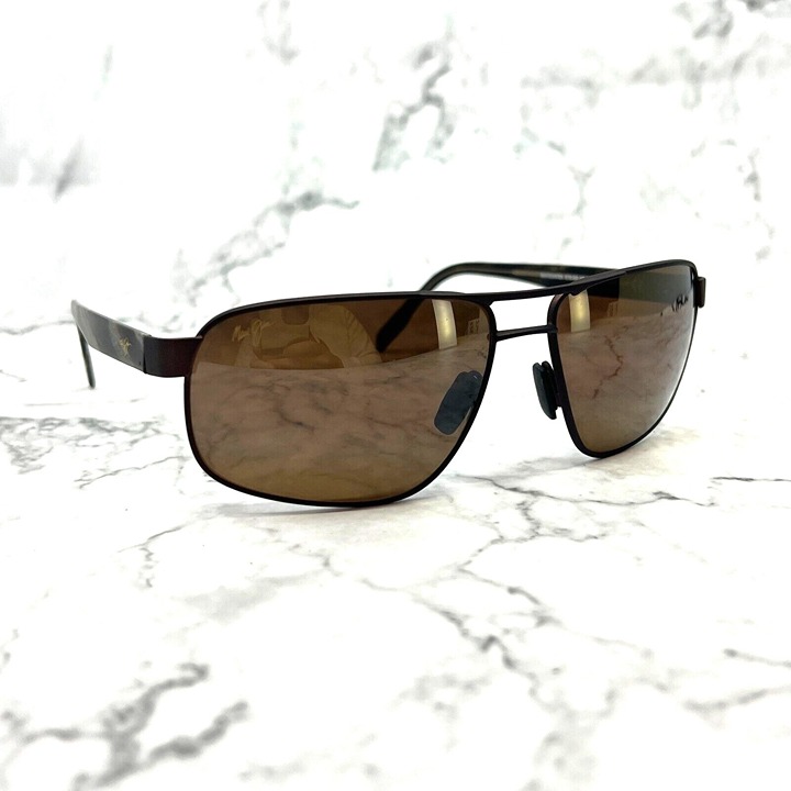 Maui Jim Whitehaven Sunglasses MJ776-01M Bronze Aviators 63-16-135