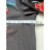 Calessa Black Tunic Blouse Vibrant Embroidered Floral Design & 3/4 Sleeves XL