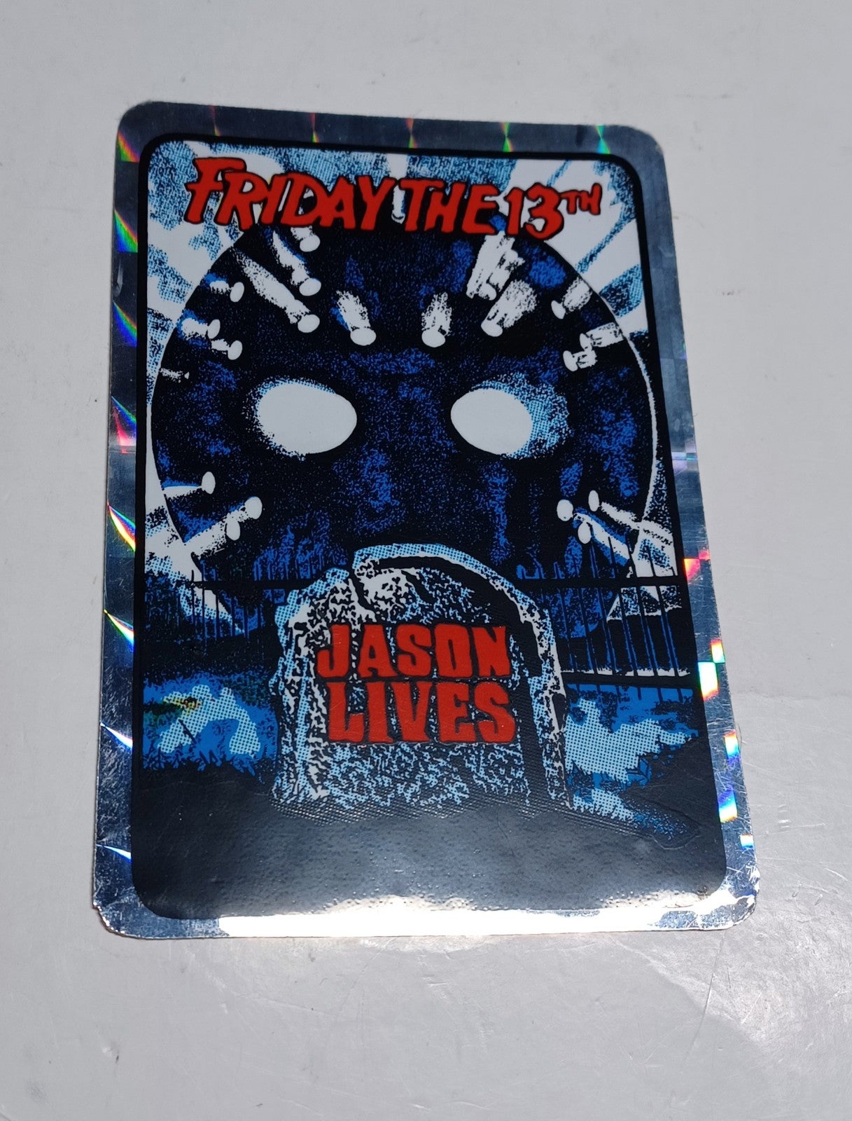 Friday The 13th Jason Lives Vintage Vending Machine Sticker Rare 80s Selectra