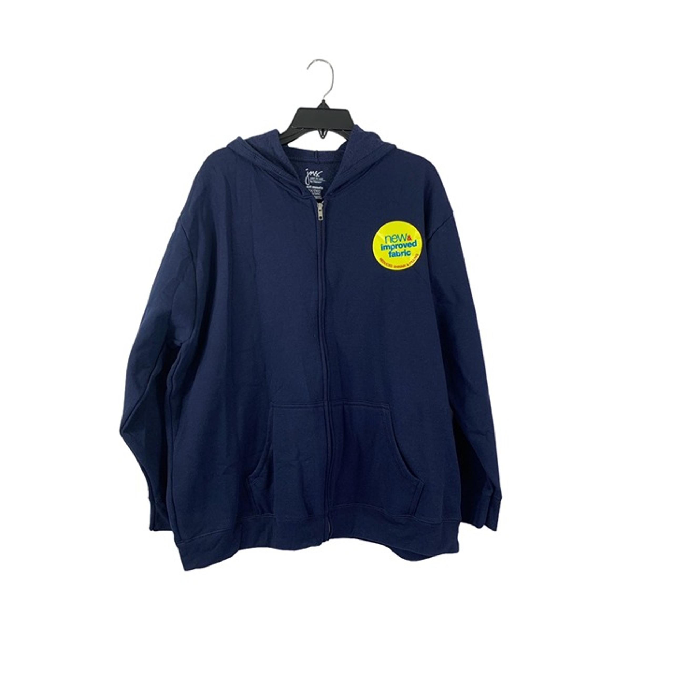 Just My Size Women's Navy Blue Hooded Sweater