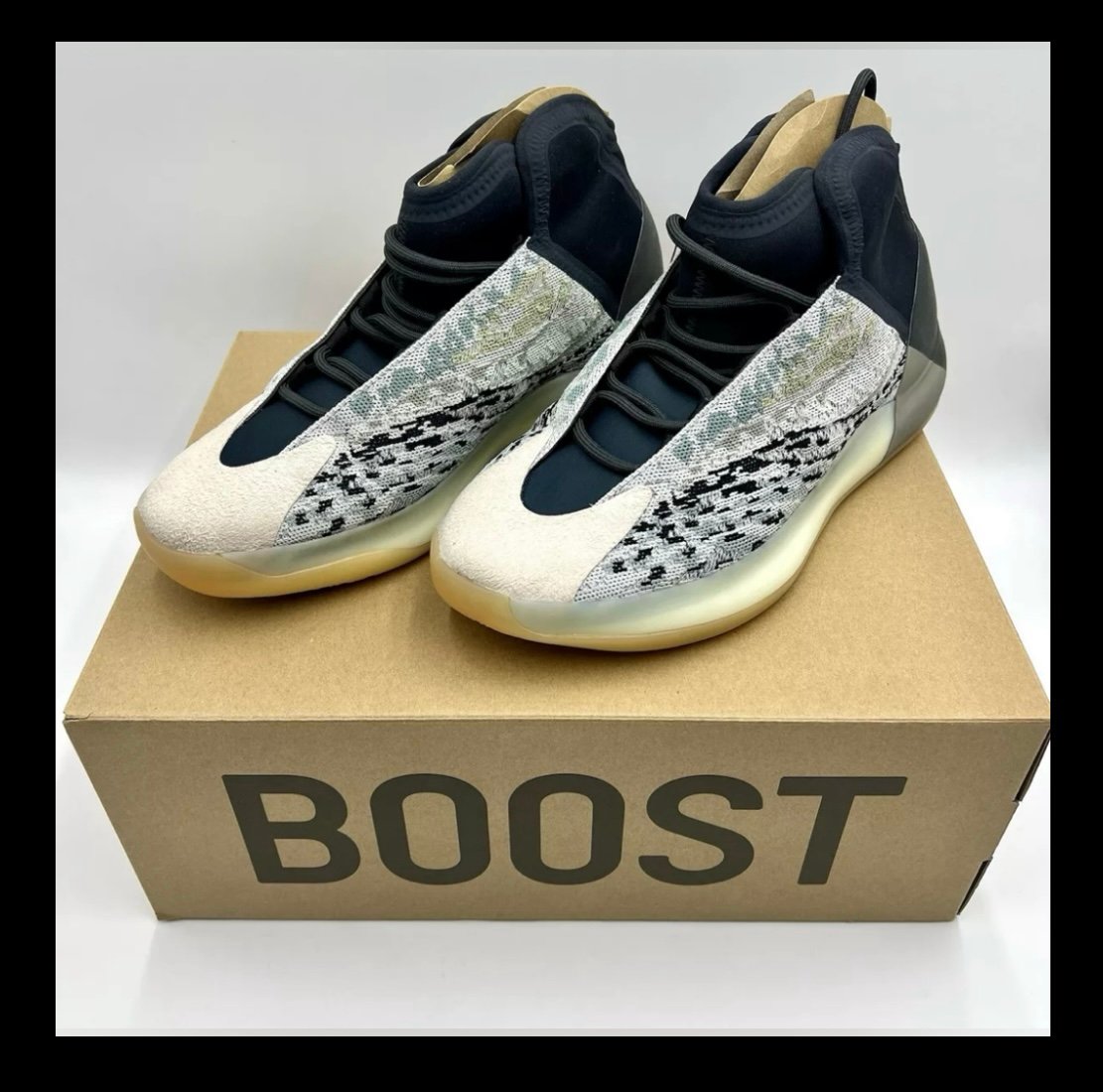 NEW DS-Yeezy Quantum Sea Teal Adidas QNTM GY7926 Sneakers-Youth 5Y-Womens 6.5