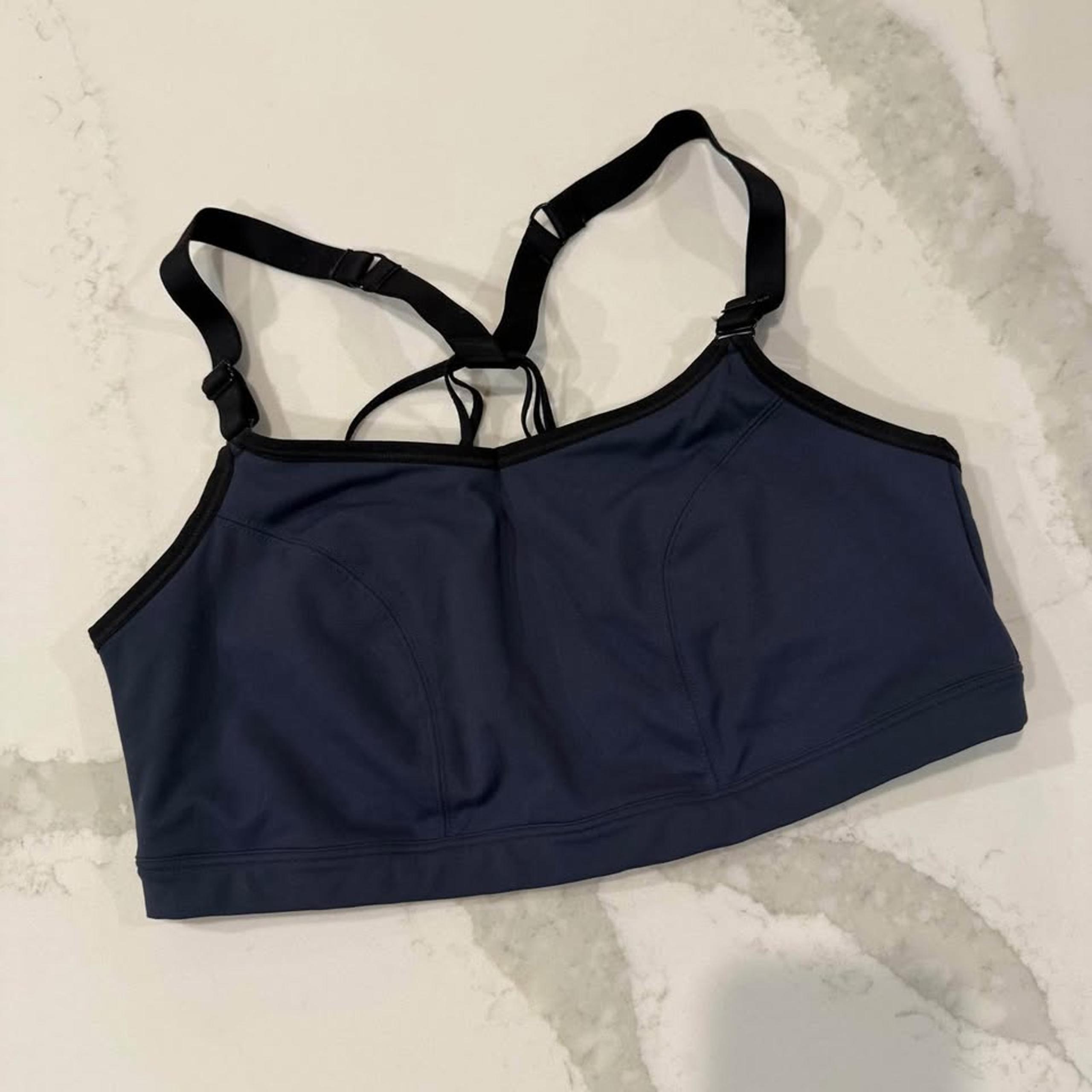 Lane Bryant Cacique Livi Active Sports Bra Low Impact No Wire Women's 14/16 Blue