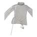 White + Warren Silk Cashmere Blend Neutral Cowl Neck Knit Tie Sweater | Size S