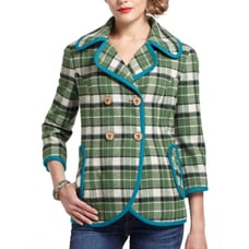 Anthropologie Tabitha Plaid Jacket