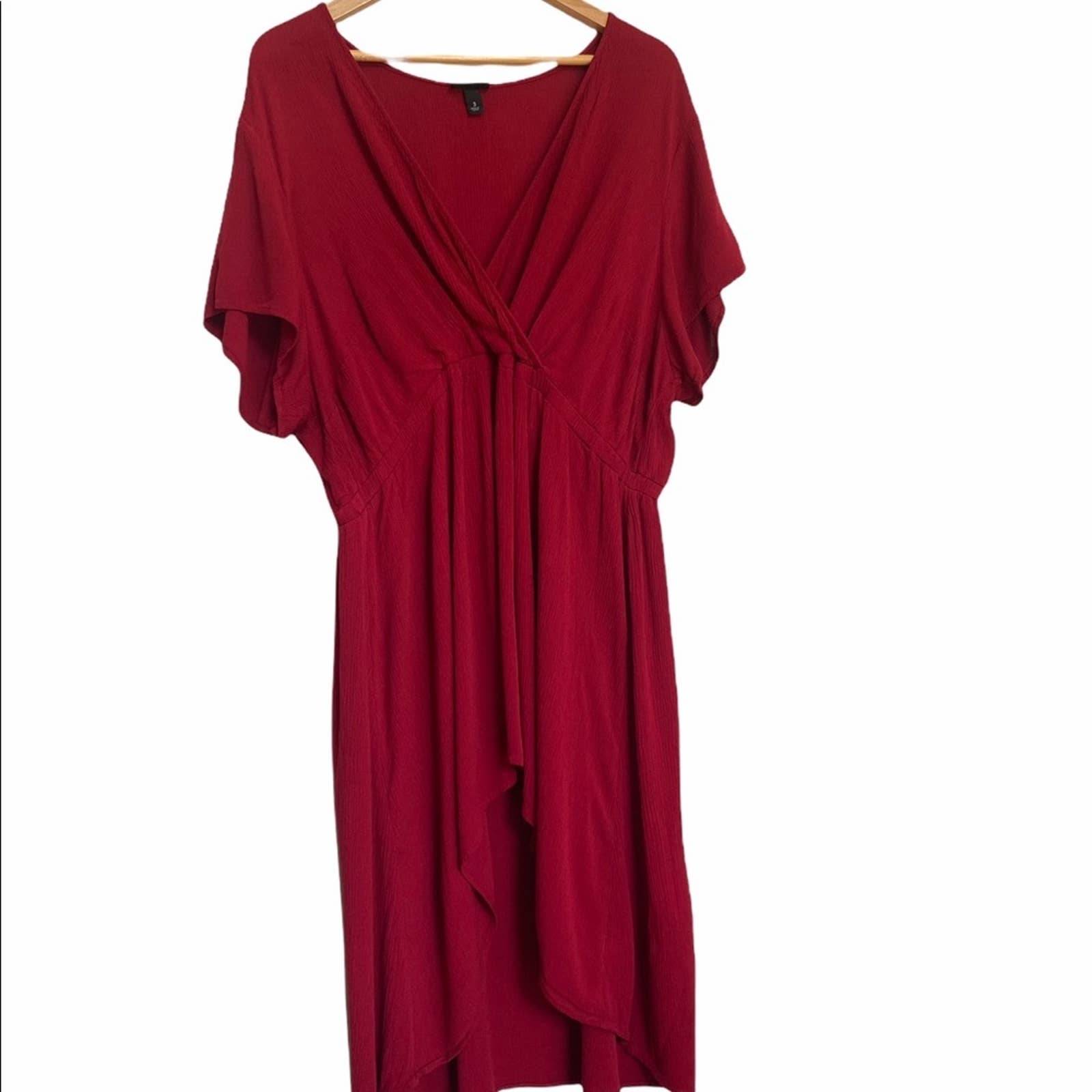 Torrid Red Hi Low Mini Dress Size 3X