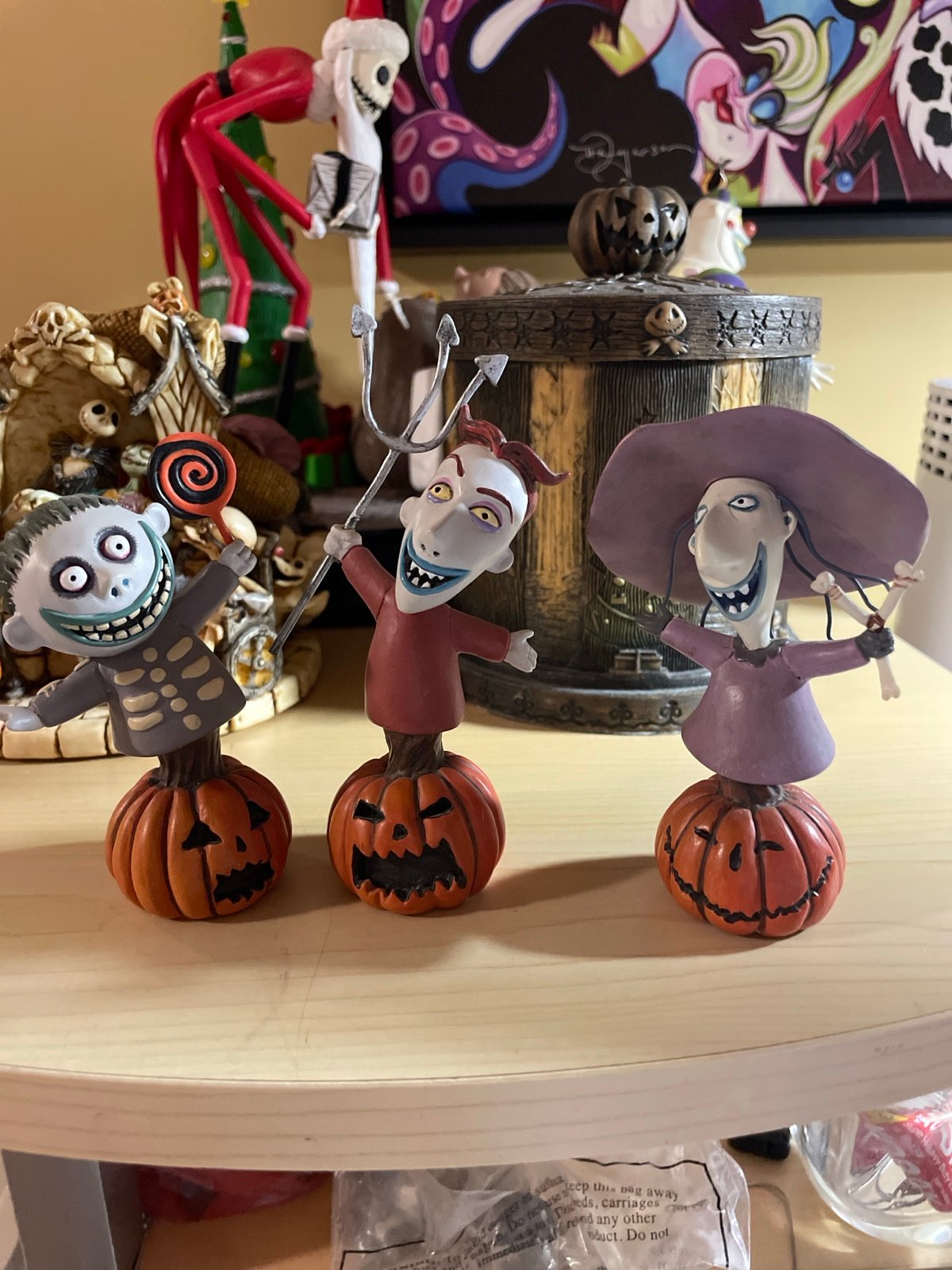 Lock, Shock & Barrel Grand Jester sculptures