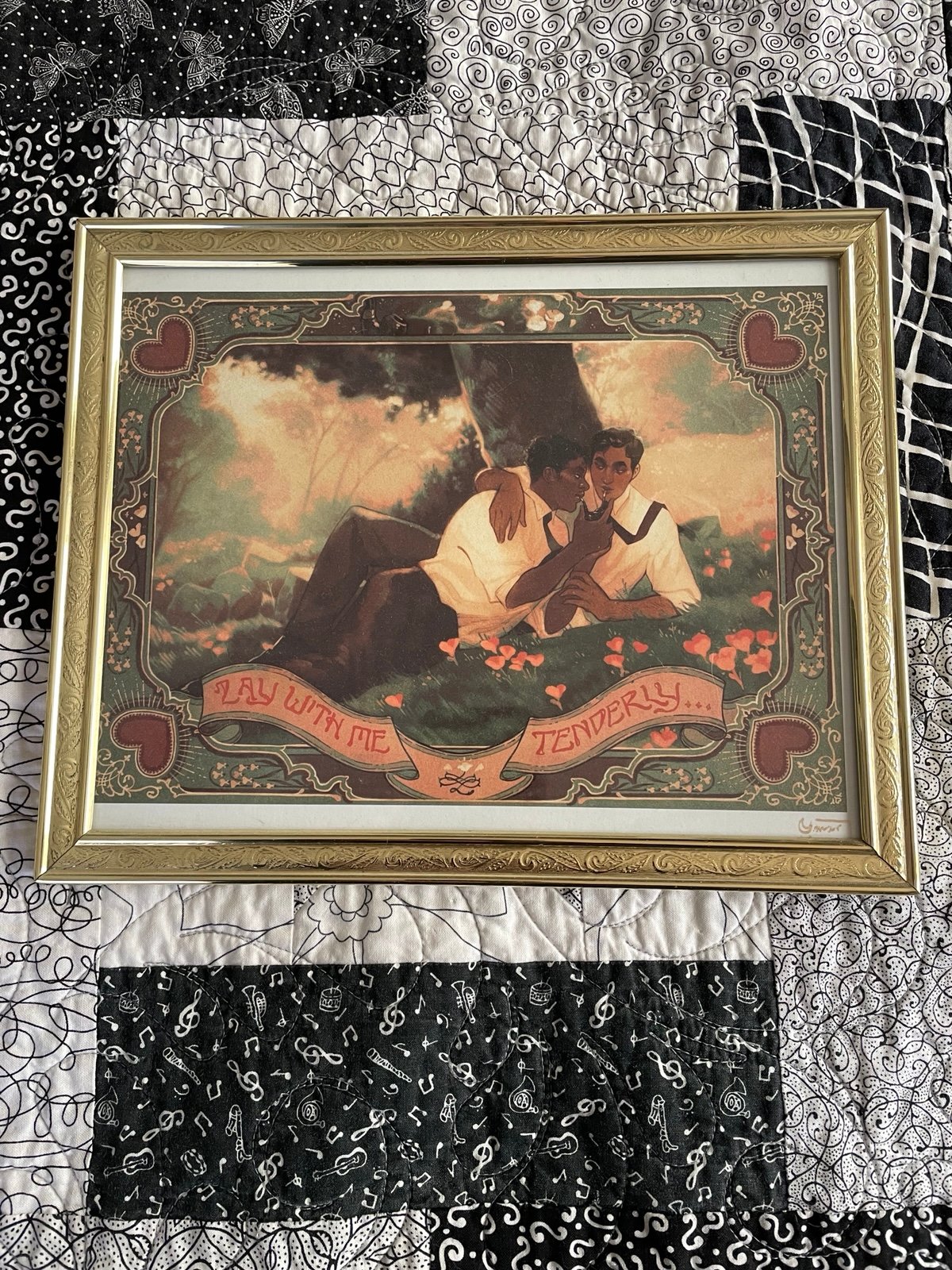Queer / Gay Male Loves and Gold Frame