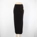 Double D Ranch NEW Sz S Drk Brown Velour Elastic Waist Side Split Skirt