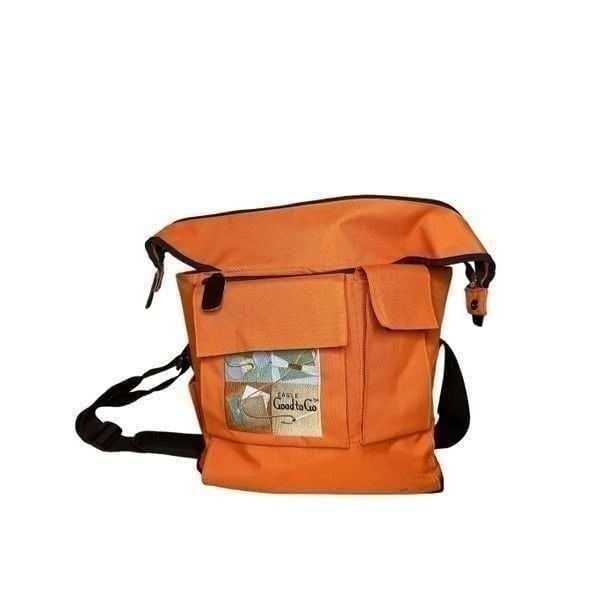 Eagle Good to Go Orange Craft Knitting Bag Large Shoulder Strap