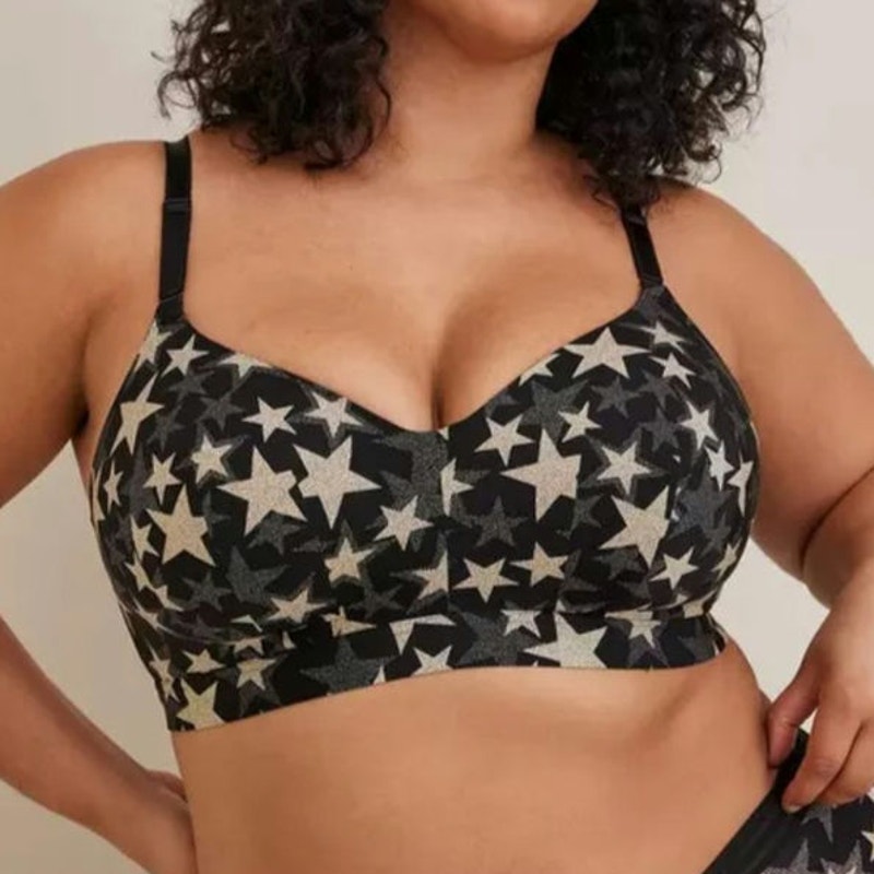 NWT Torrid Dotted Star Dream Lightly Lined Everyday Wire Free Bra