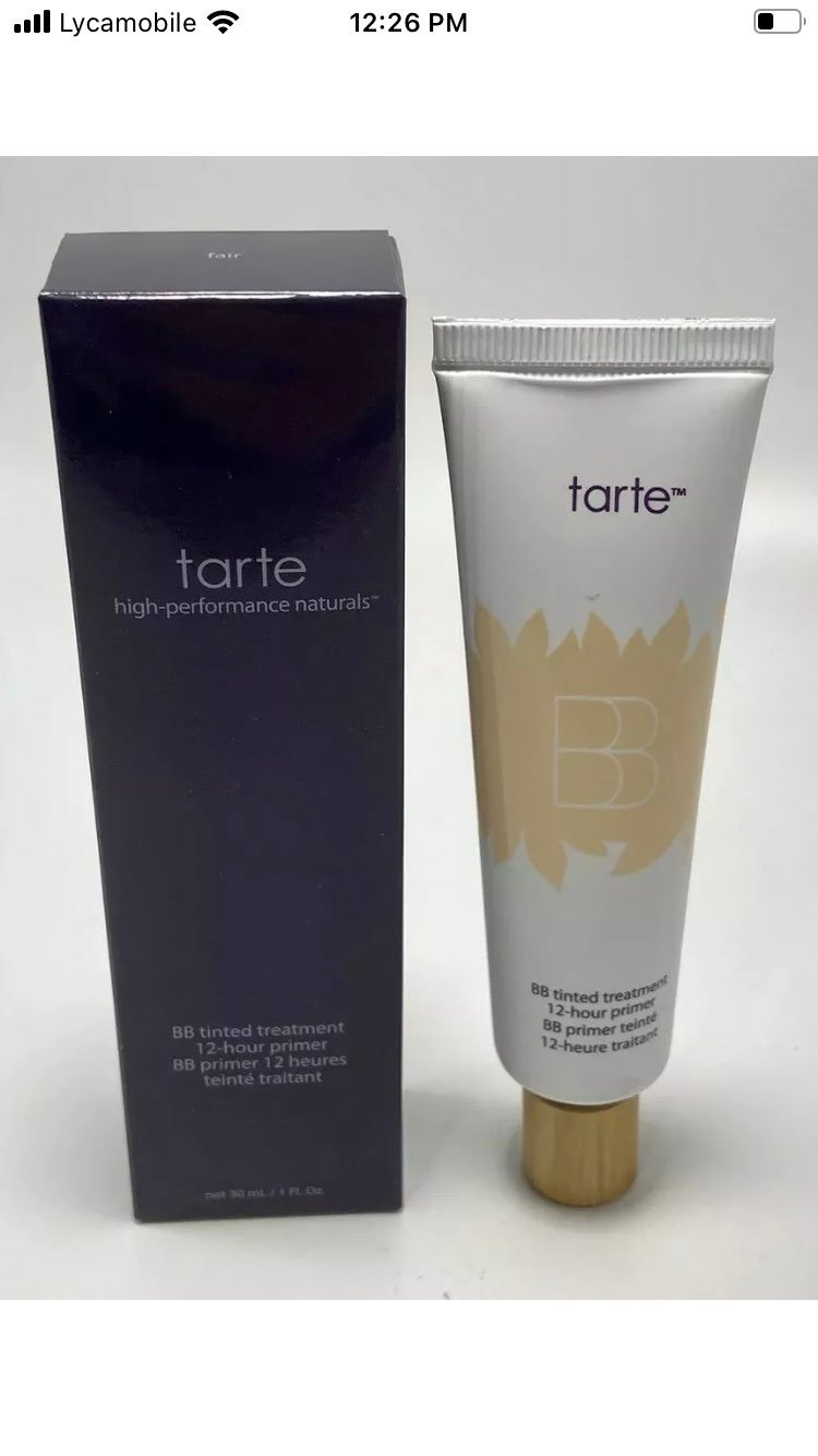 Tarte BB Tinted Treatment Foundation Primer - FAIR - Full Size 1oz New In Box