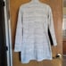 Kuhl Sweater Womens Small Cream Alaska Long Full Zip Pockets Travel Grey