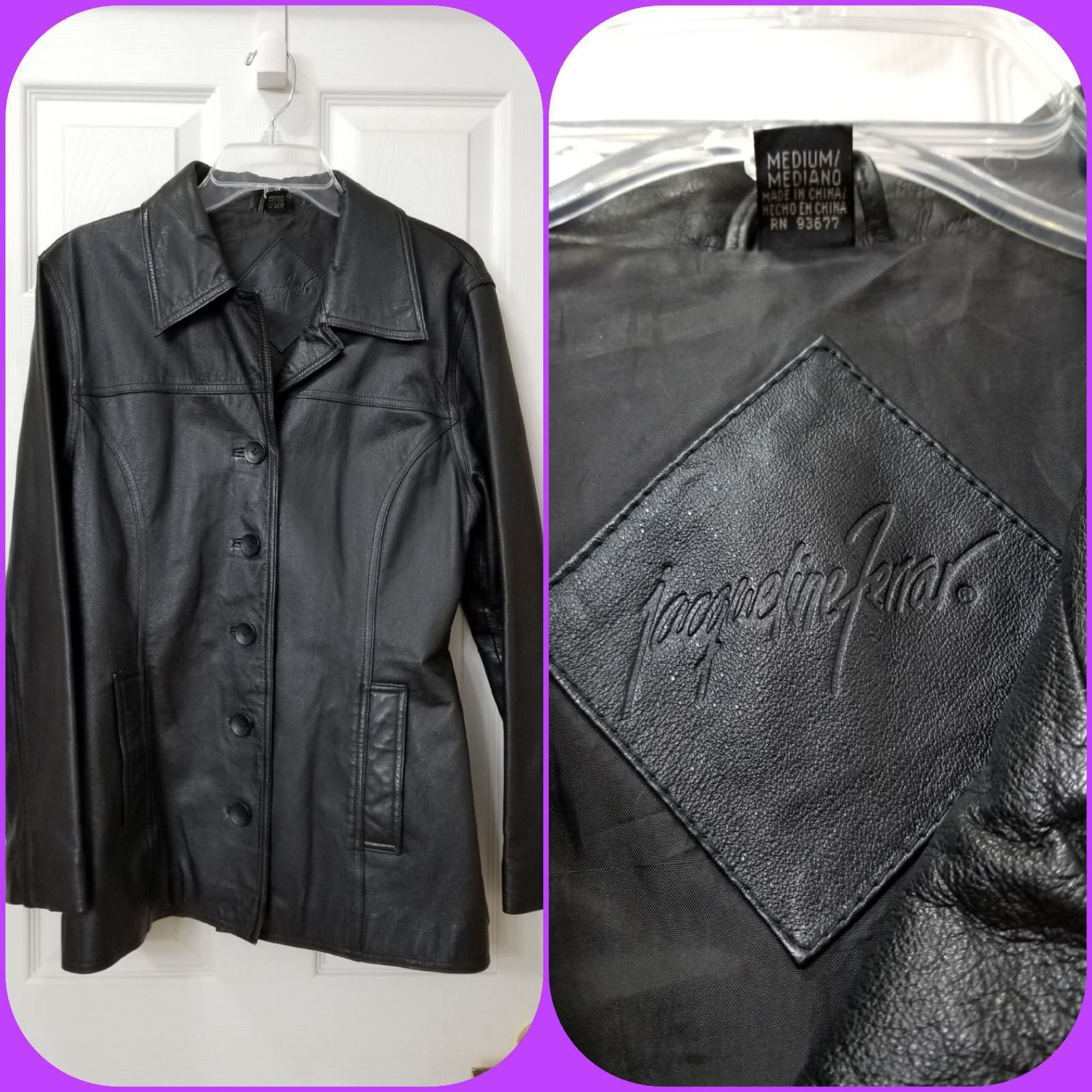 Vintage Leather jacket, Medium