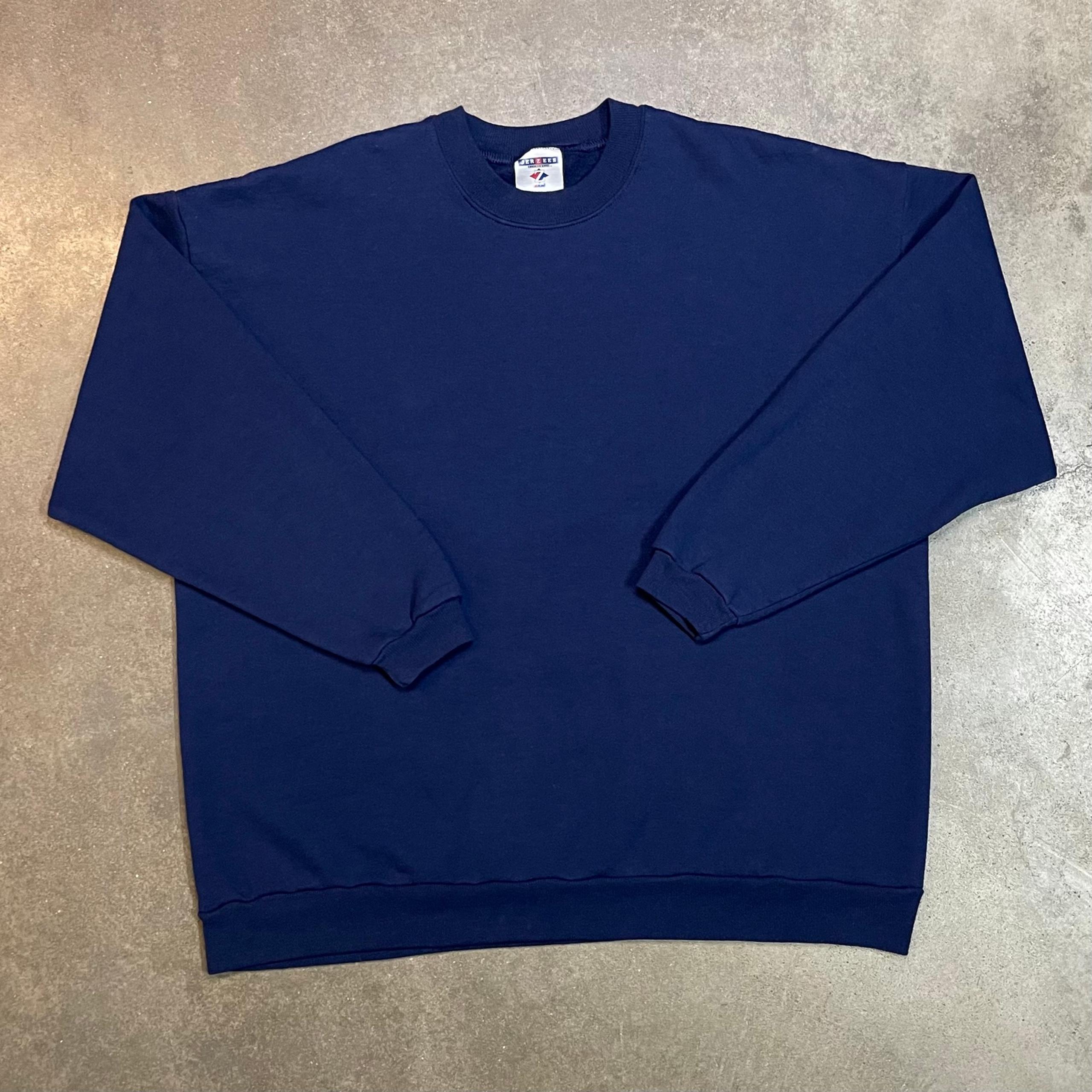 Vintage Jerzees Blank Crewneck Sweatshirt