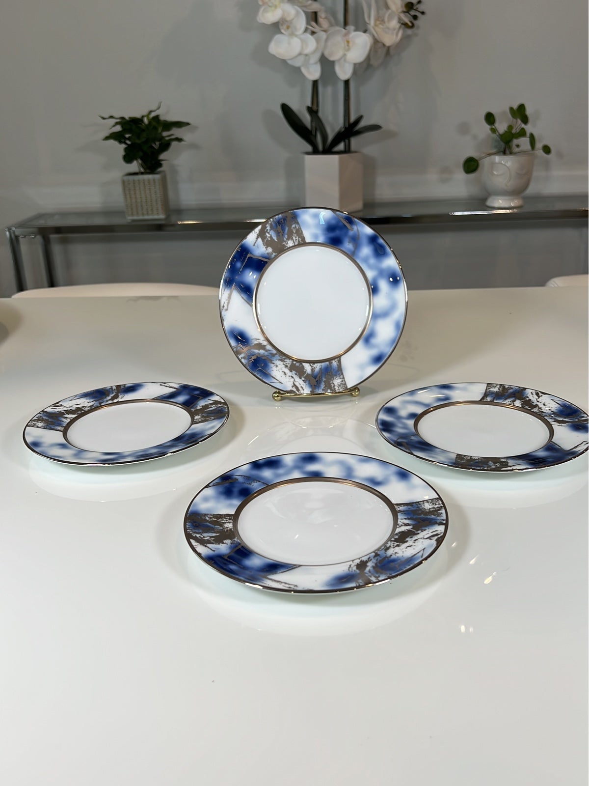 Noritake Jubilant Nights Platinun Bread and Butter Plate