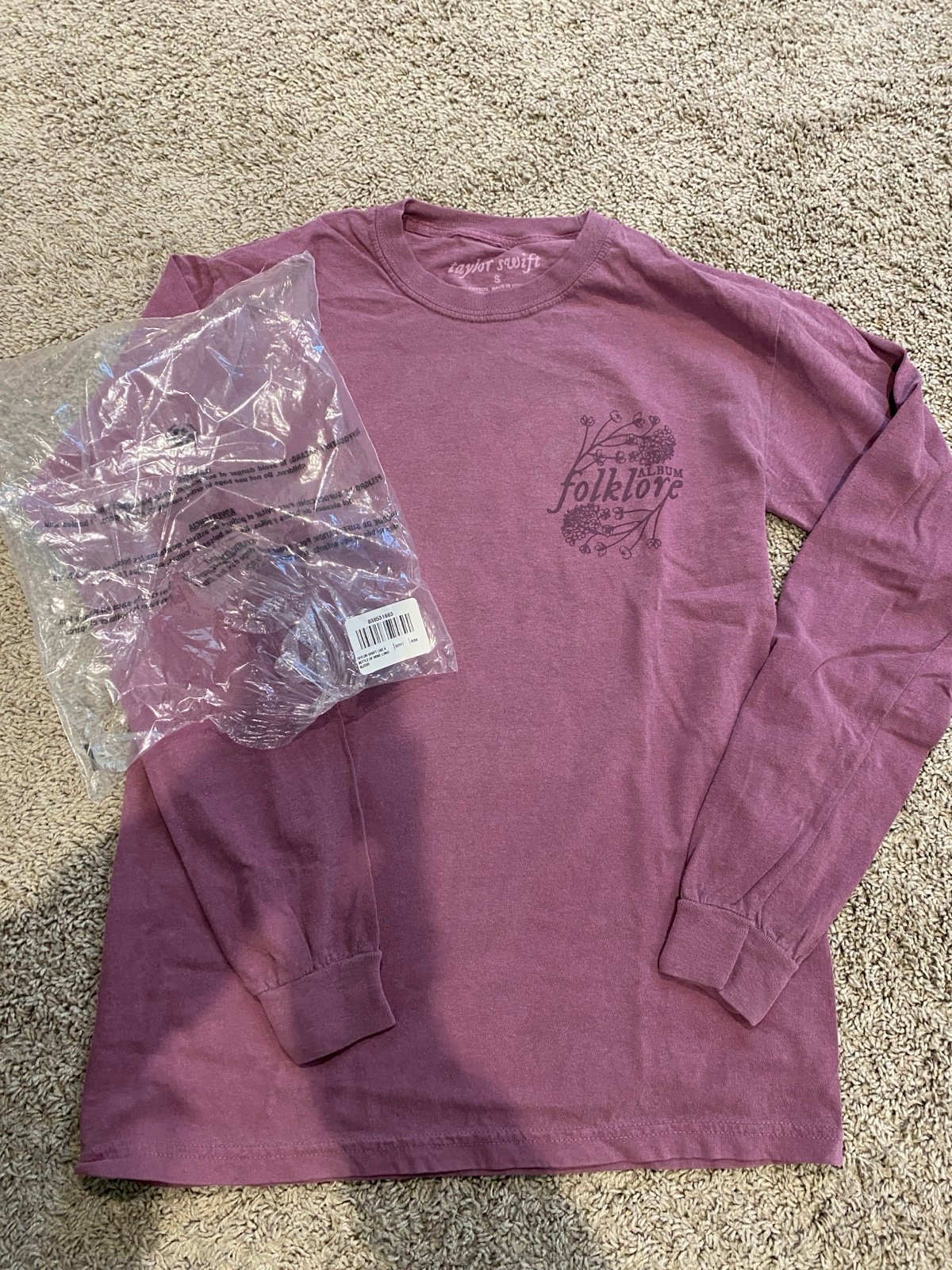 Folklore Like a Bottle of Wine Long Sleeve Taylor Swift Tee